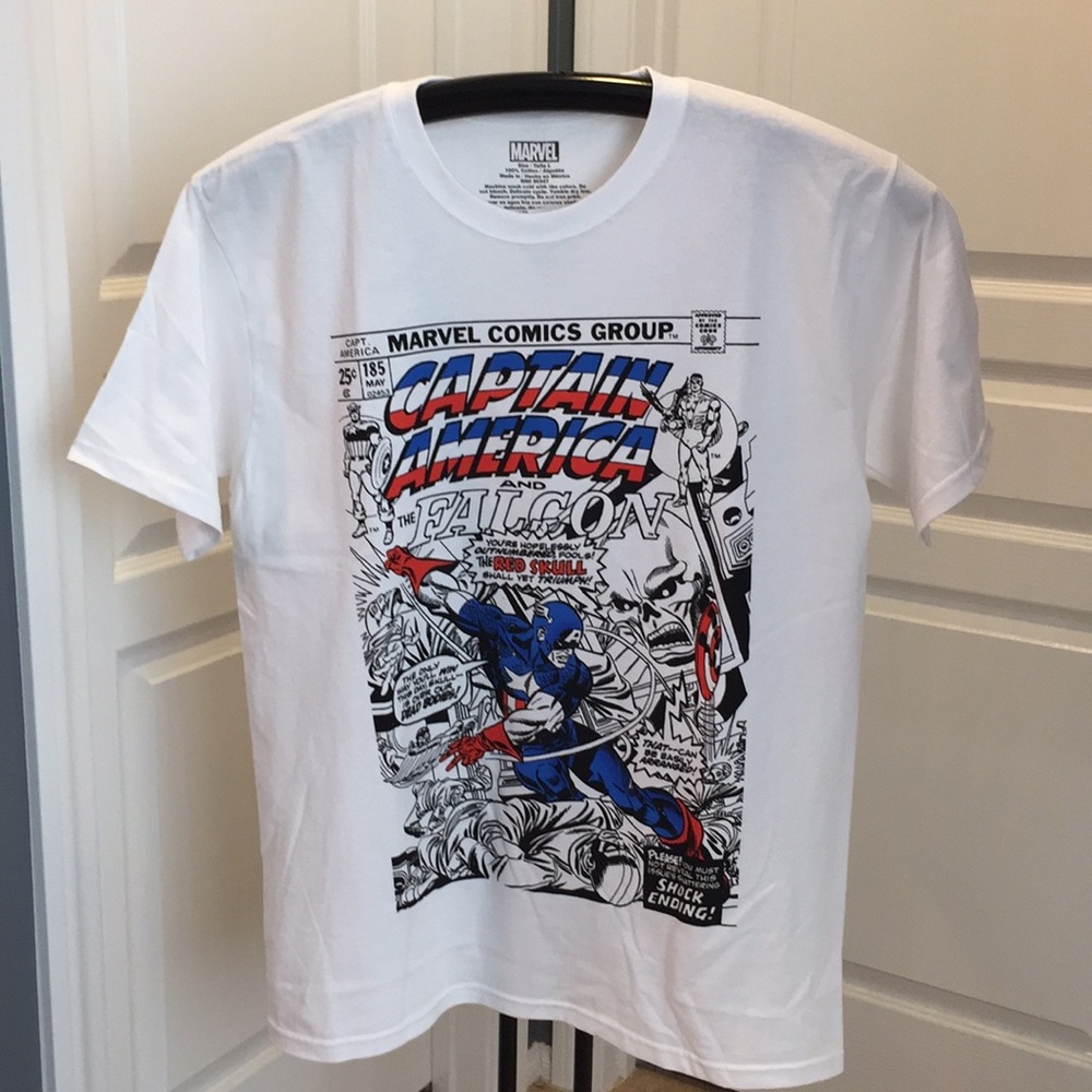 Captain America Vintage Comic Book # 185 Tee/New
